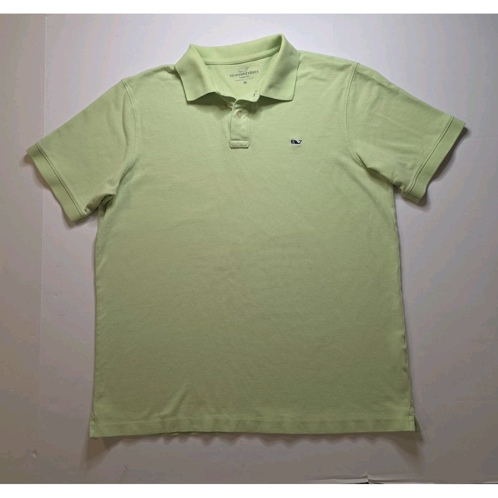 Vineyard Vines Classic Pique Polo M Shirt Iguana Summer Coastal Country Club